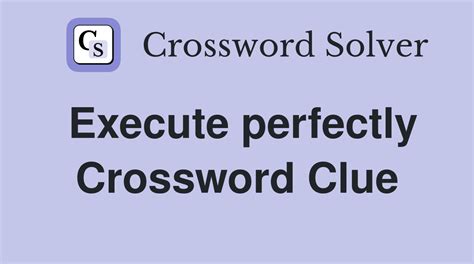 execute crossword clue